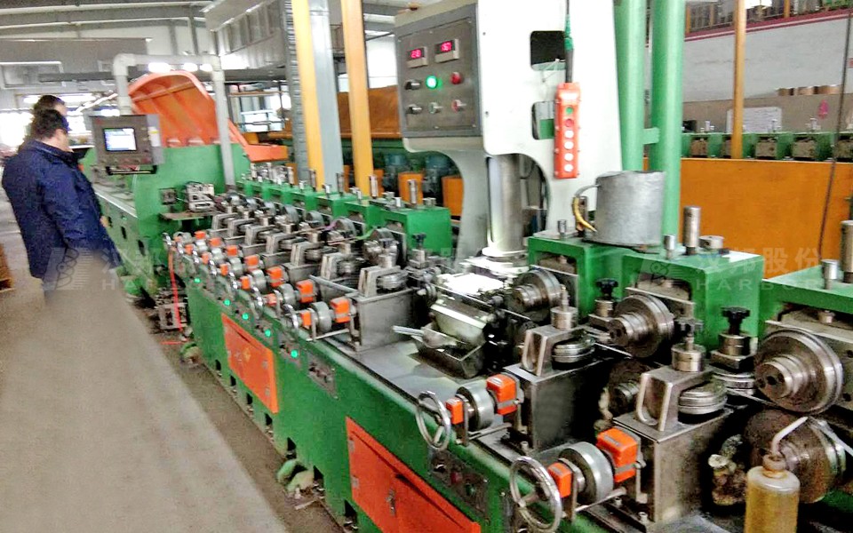 Flux cored wire production line