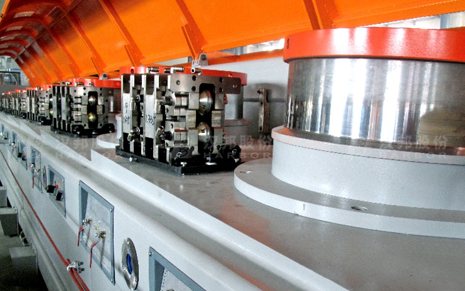 Flux cored wire production line