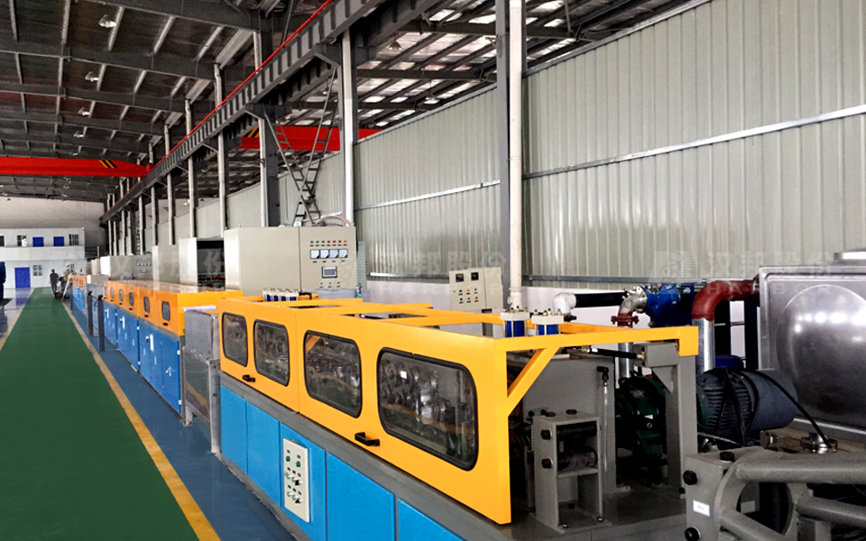 Flux cored wire production line